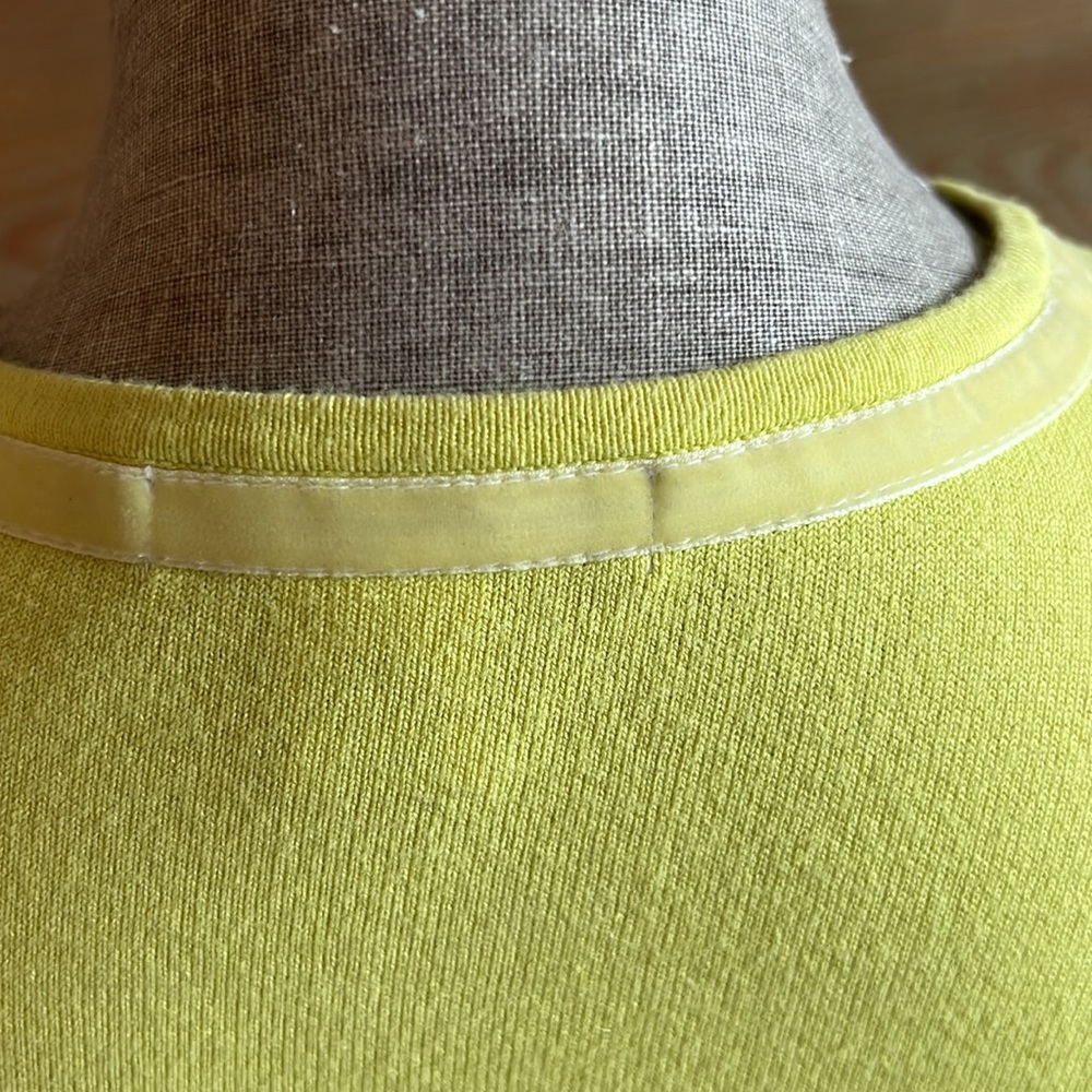 Dillard’s Intuitions Vintage Sweater, Size S, Velvet Trim, Faux Pearl Buttons - Picture 9 of 11
